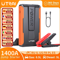UTRAI Auto Jump Starter 1400A Portable Power Bank Car Jump Starter Battery Starter For Car Emergency Booster Starting Device