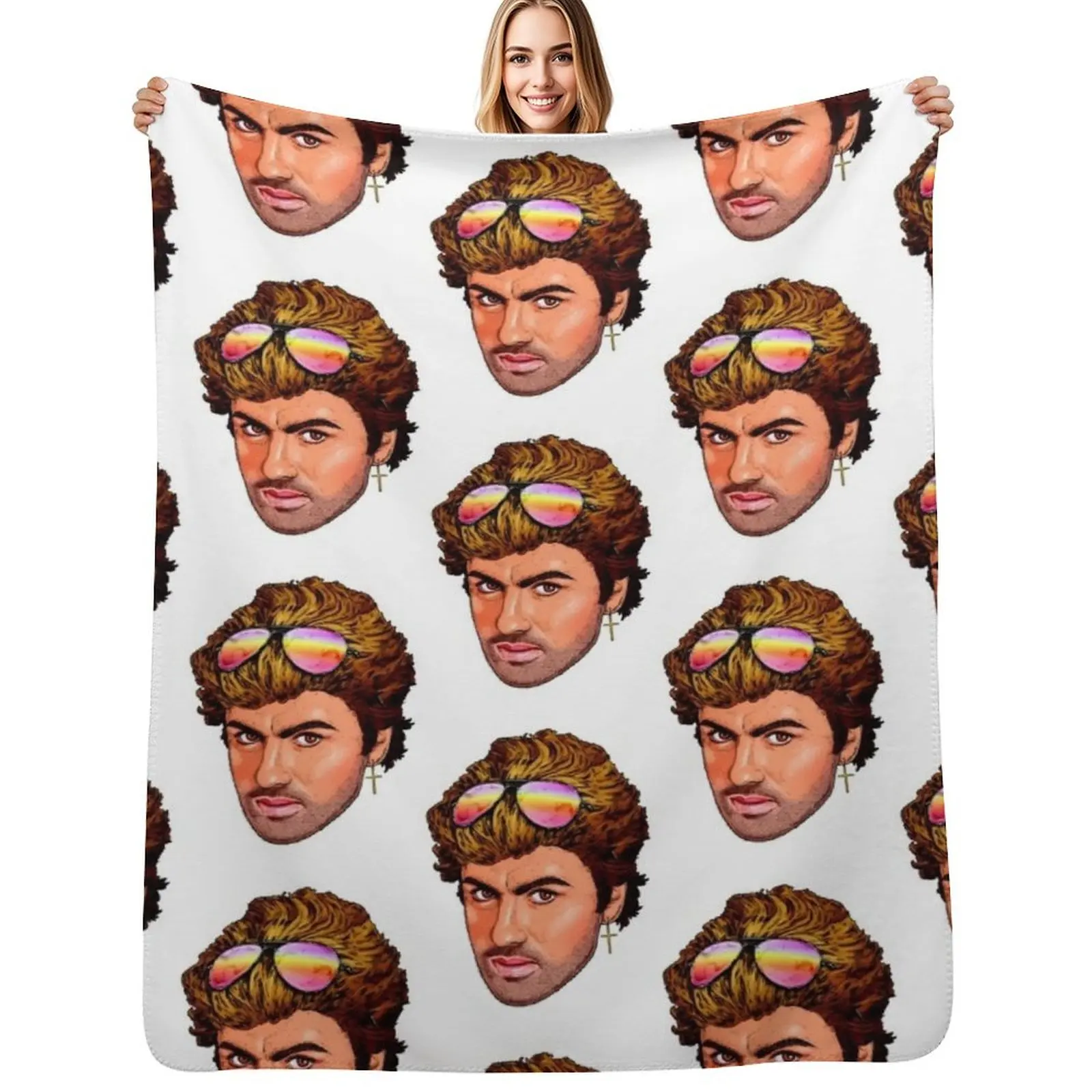

GEORGE! Throw Blanket Flannels Thermals For Travel anime Bed Fashionable Blankets