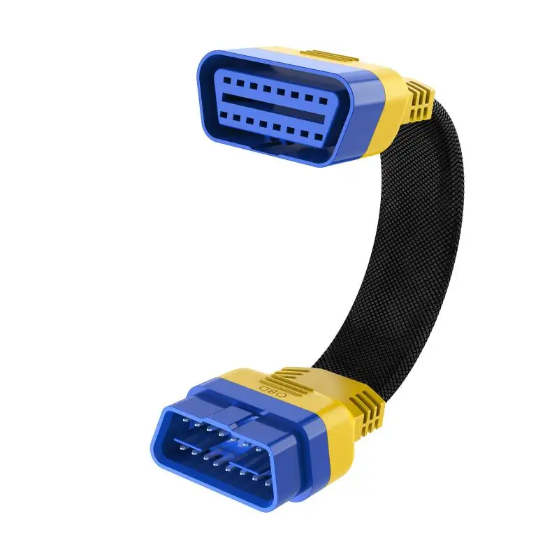 On-board diagnosis computer X431 of OBD2 extension line of automobile detector lengthens the male-female adapter of adapter plug