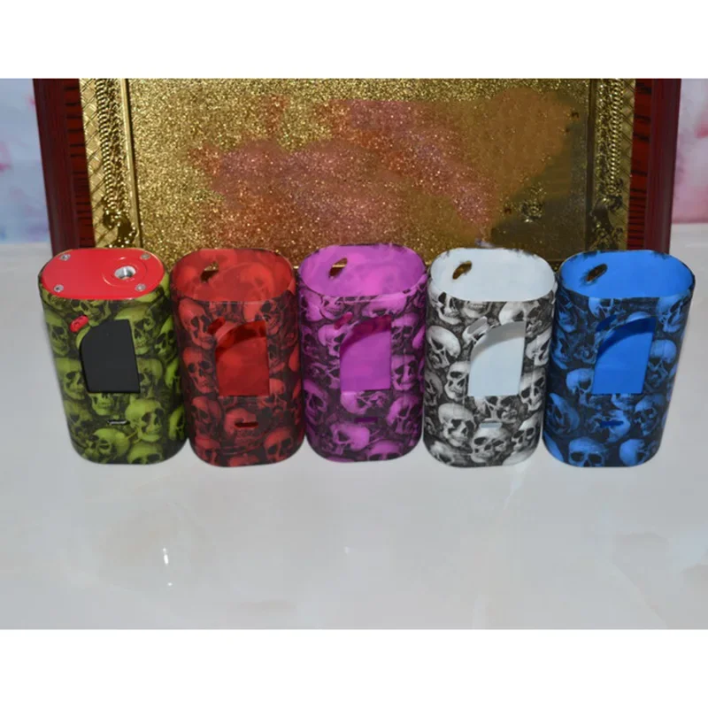 2 pcs random color Design Skull Head Protective silicone case cover sleeve For Eleaf iKonn 220W box mod