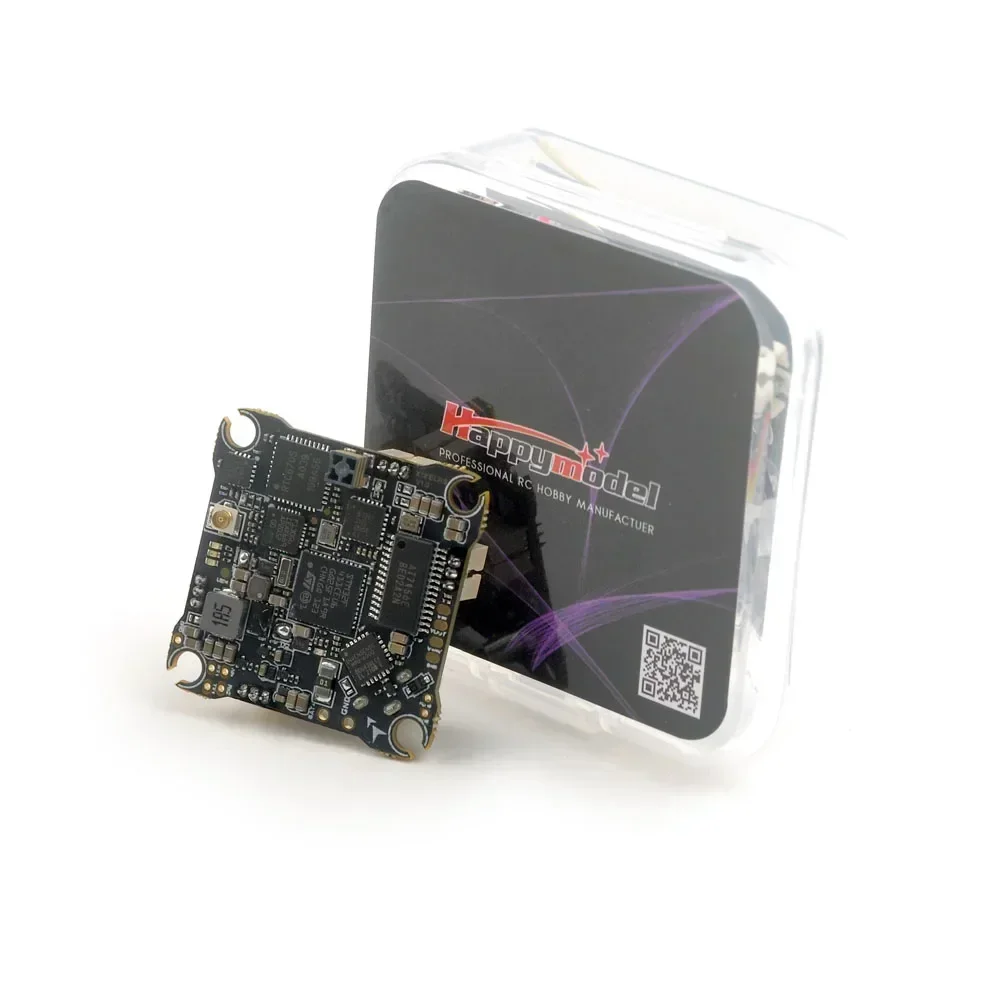 

HappyModel X12 AIO — 5в1 1-2S Контроллер полета Встроенный BLHELIS 12A ESC OPENVTX 400 мВт