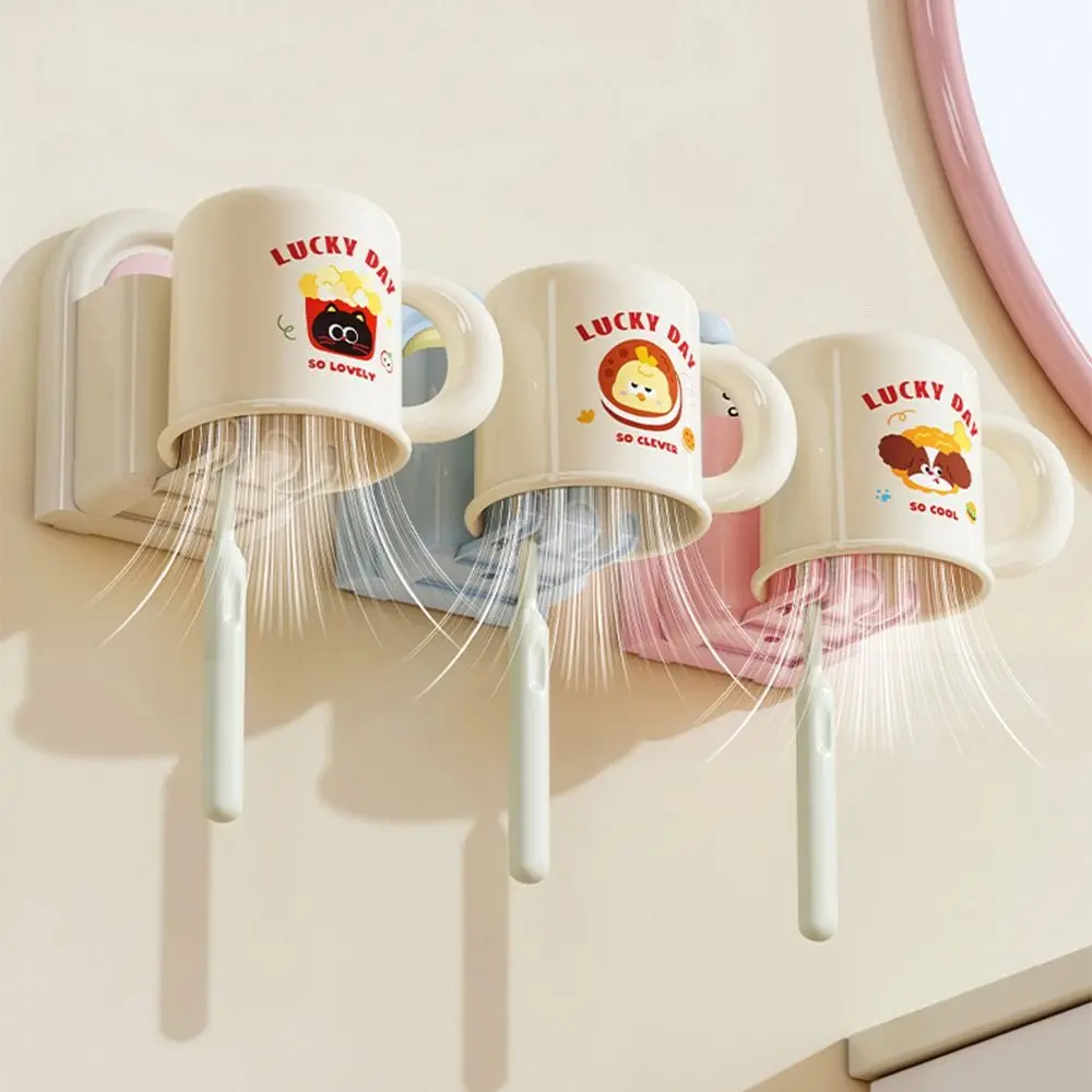 

Настенный держатель для зубных щеток на присоске, водонепроницаемый держатель для зубных щеток на присоске без перфоратора, бытовой самоклеящийся