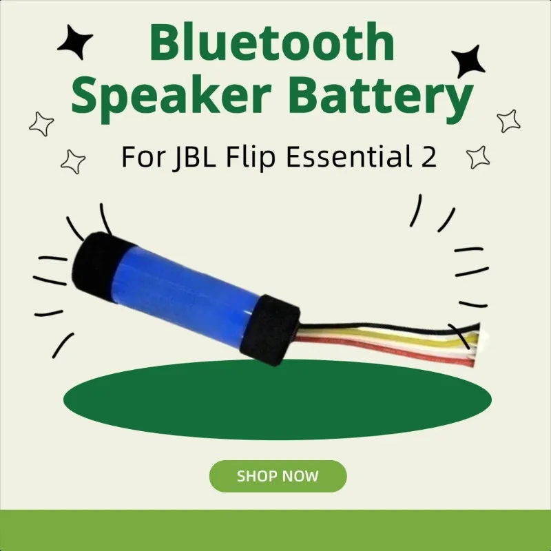

3250mAH ICA085NA for JBL Flip Essential 2 Bluetooth Speaker Battery