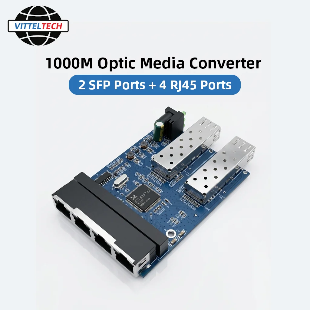 convertisseur-de-media-fibre-optique-ethernet-100-1000m-4-ports-rj45-vers-2-ports-fibre-sc-transceiver-pcba-prenant-en-charge-sfp-monomode-multimode