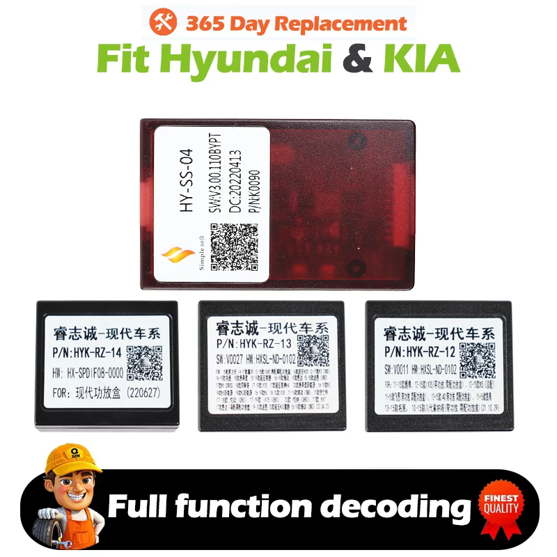 Hyundai Series CANBUS Decoder Box Fit Hyundai KIA Car Model CAN Bus Decoder Match Hyundai Sonata 9 KIA KX7 KX5 Sonata Adapters