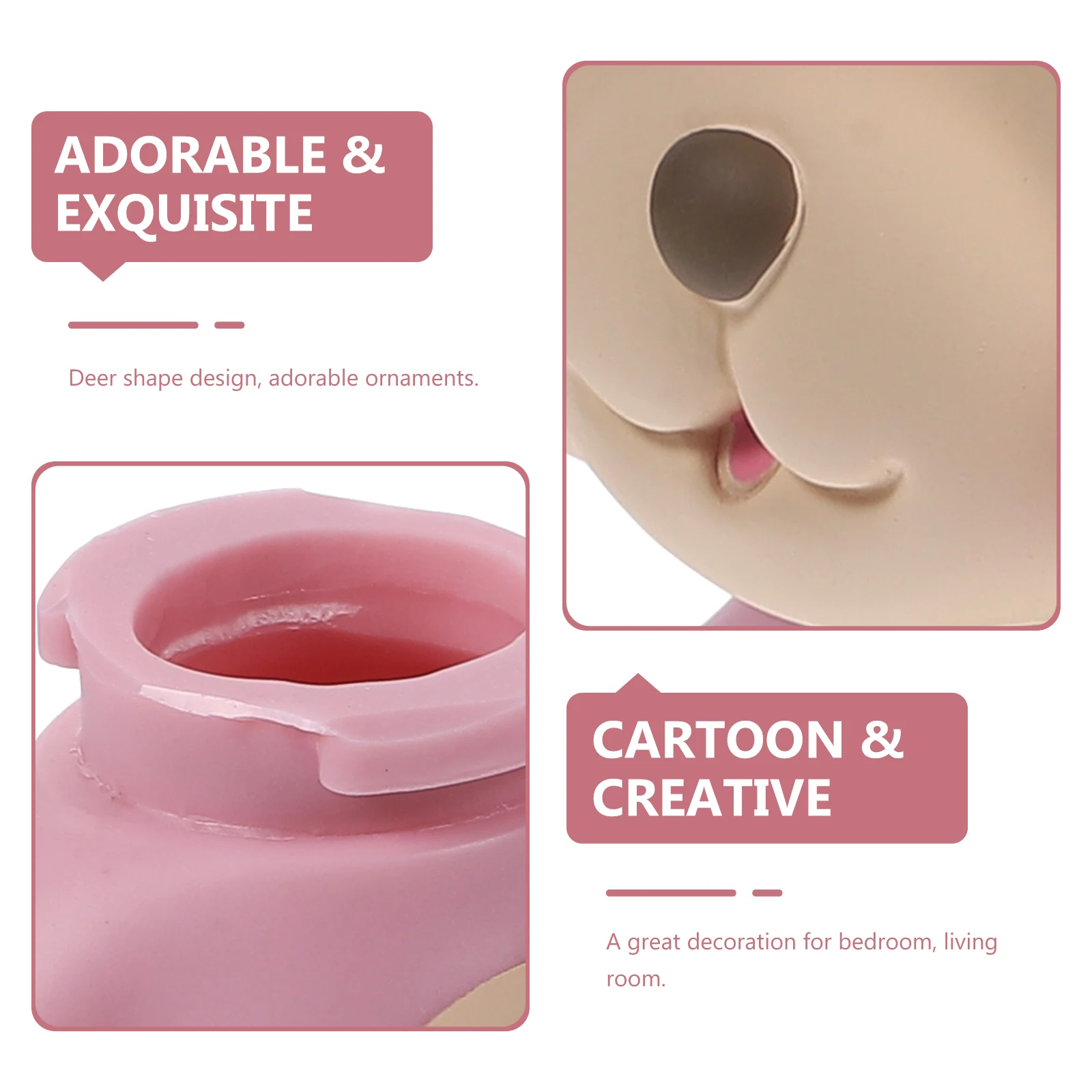 

Money Bank Home Decor Kids Piggy Cute Cartoon Cash Box for Saving Pink Coin Dad