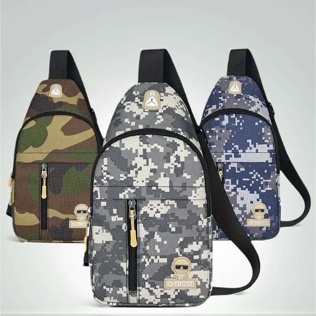 

Men's Adjustable Chest Bag - Outdoor Mountaineering Cycling One Shoulder Crossbody Bag