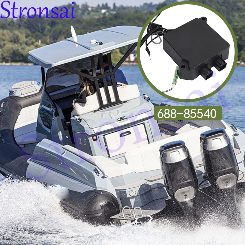 

688-85540 CDI КАТУШКА в сборе для 2-тактного двигателя Yamaha 75HP 85HP 90HP C85 688-85540-00 688-85540-10 лодочного двигателя