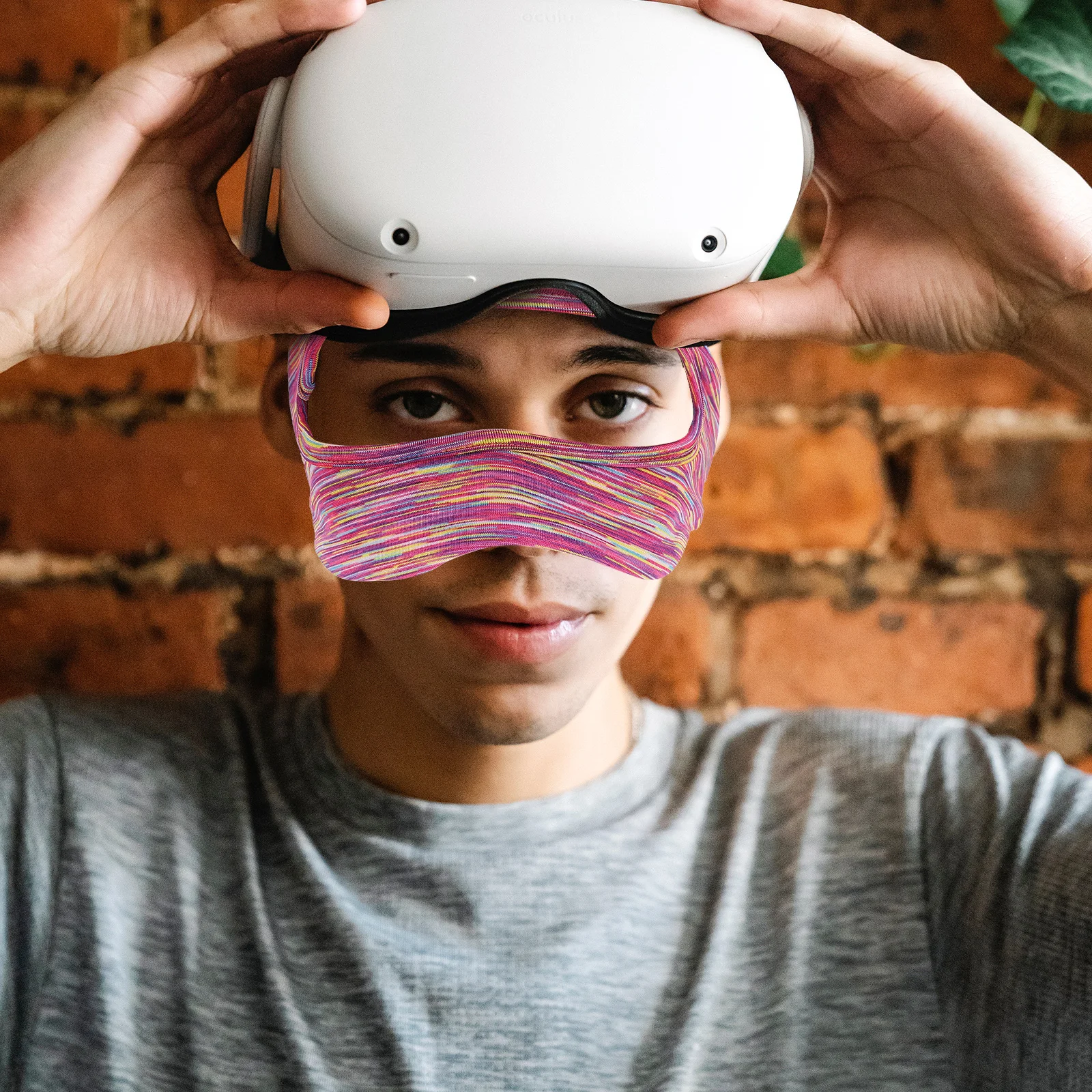 

Vr Goggles Accessories Eye Mask Cover Headset Care Strap Protector Colorful Headband Face