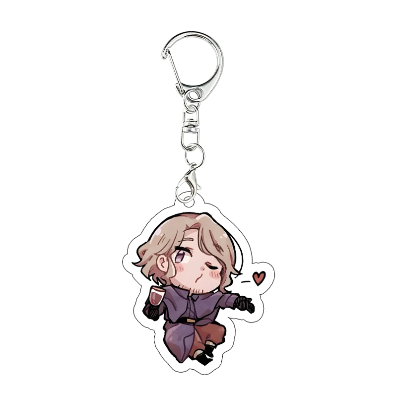 Hetalia Axis Powers Acryl-Schlüsselanhänger Frankreich Amerika Russland Kawaii Deko-Accessoires Schlüsselring Schultaschenanhänger Geschenke – Detail 4