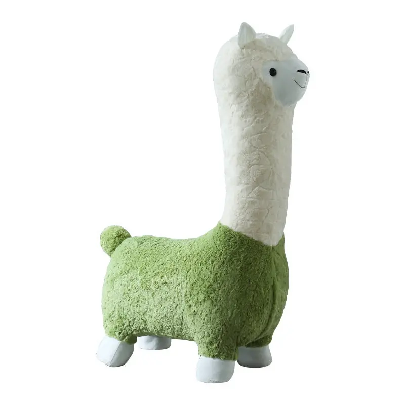 

Creative child animal seat home study chair living room stool bedroom plush seat chair
