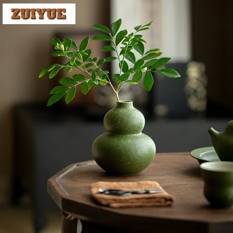 اليوسفي الأخضر الصغير رش الذهب زهرية الجمالية Cachepot الحلي للمنزل وعاء النبات الزهرية المنزلية تشا لوازم الحرفية