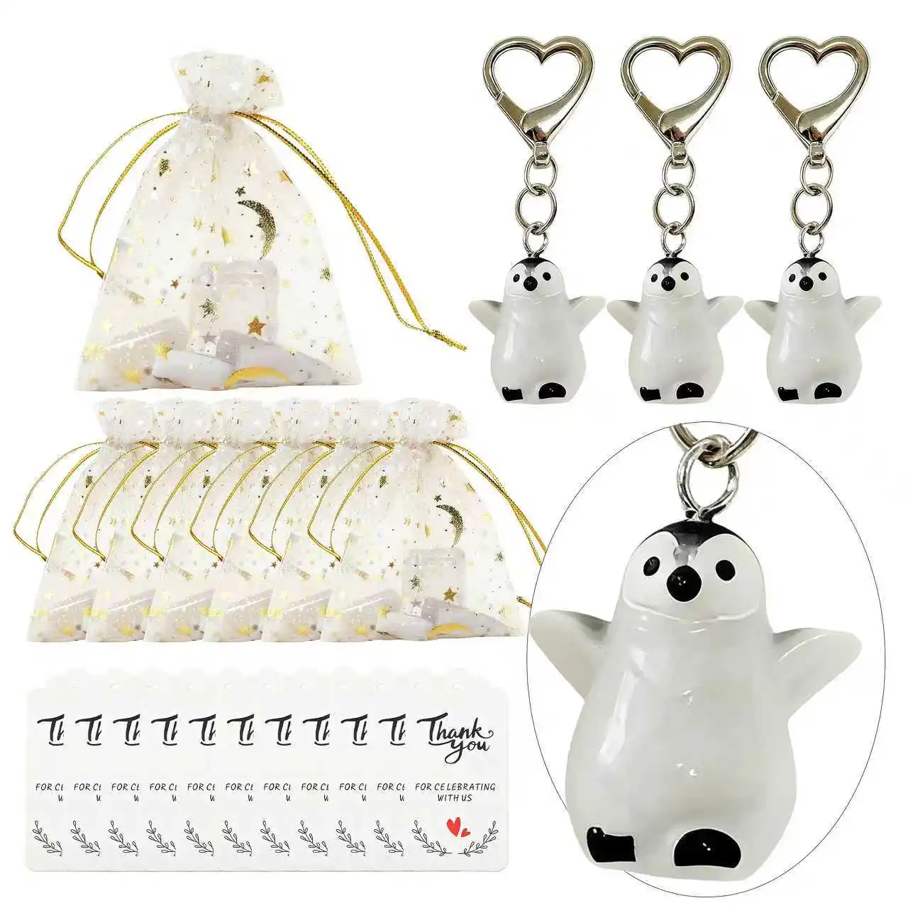 12-Piece Penguin Ke…