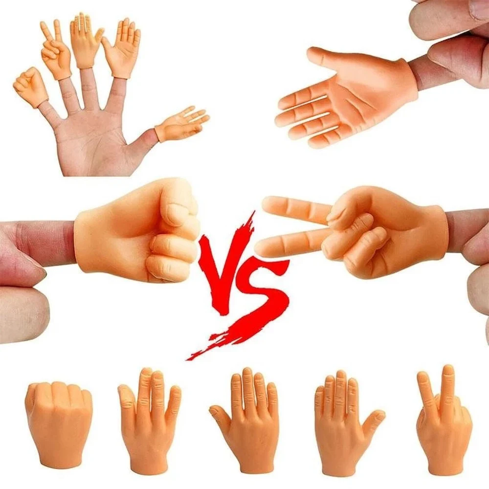 Funny  Cosplay Props Halloween Party Small Hand Finger Fidget Finger Puppets Finger  Tiny Finger Hands Hand Palm
