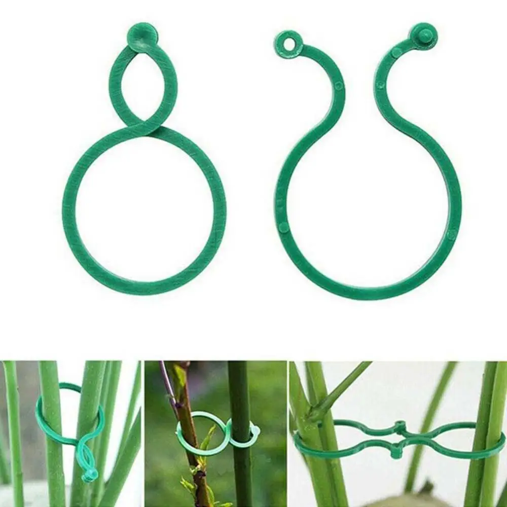 Garden Vine Strapping Clips Plant Climbing Fastener Tied Garden Decor Accessories Hot Plant Wall Climbing Vine Clips Fixed