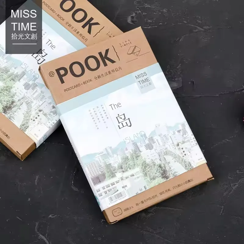 

Набор открыток Island Life из 30 шт. - поздравительные открытки с тропическими пейзажами и пляжами, дорожные сувениры для любителей отпуска