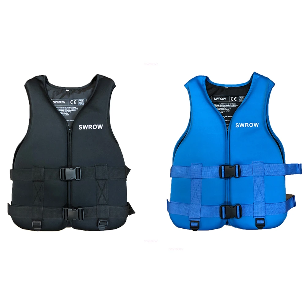 New Life Jacket Neoprene Safety Life Vest Water Sports Fishing Kayaking Boating Swimming Drifting Safety Vest for Adult Children