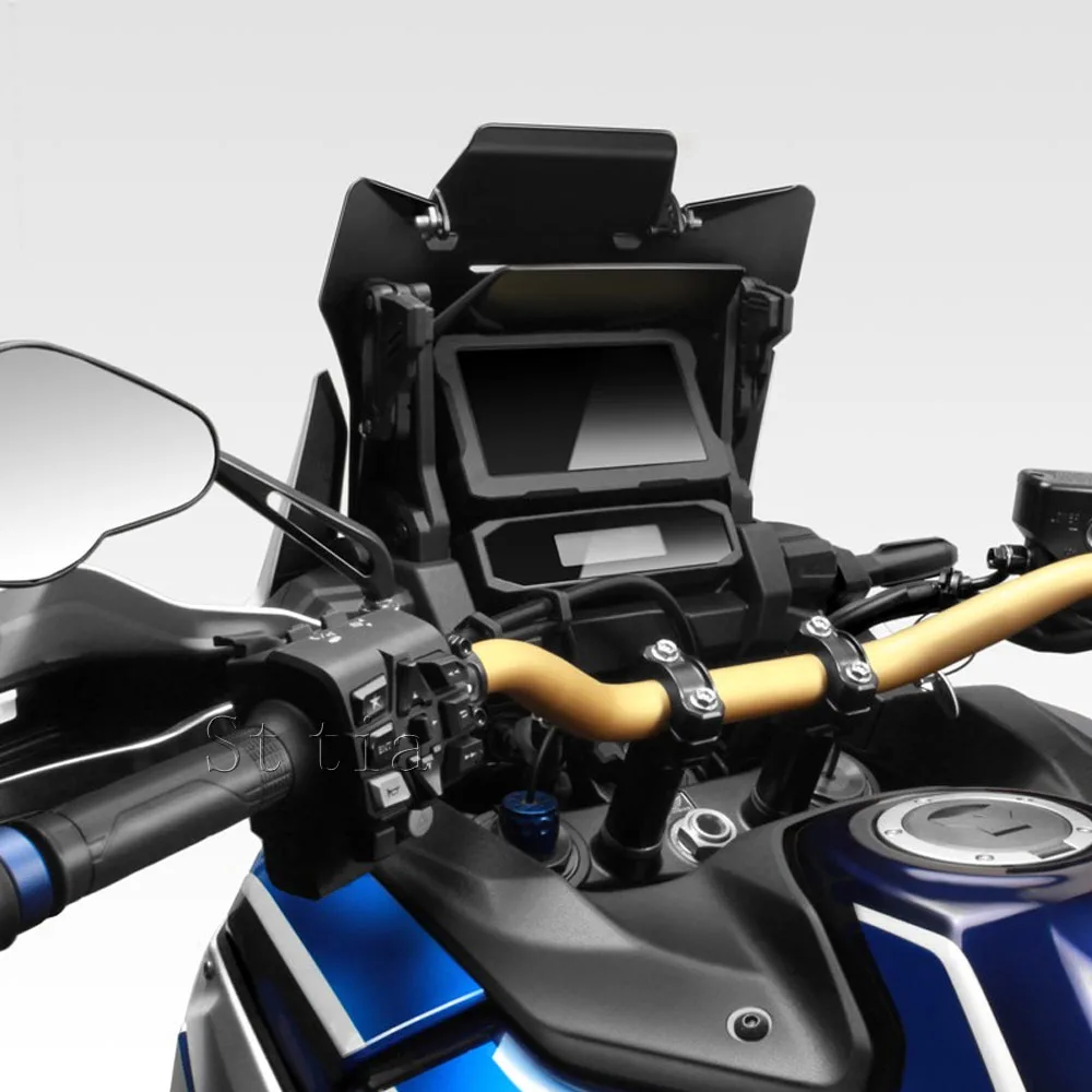 لهوندا CRF1100L CRF 1100 L أفريقيا التوأم مغامرة دراجة نارية رياضية الزجاج الأمامي الألومنيوم حاجز الرياح منحرف