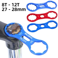 RISK-Herramienta de reparación de horquilla delantera de bicicleta, accesorio de aluminio para SR Suntour XCR/XCT/XCM/RST MTB, llave de tapa de horquilla delantera, herramientas de desmontaje