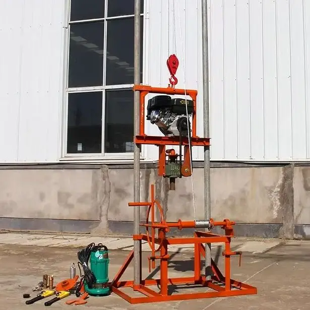 

Customized HighPerformance Fold Water Well Drilling Rig 80m Mini Water Well Drilling Machine with Engine Pump Equipment