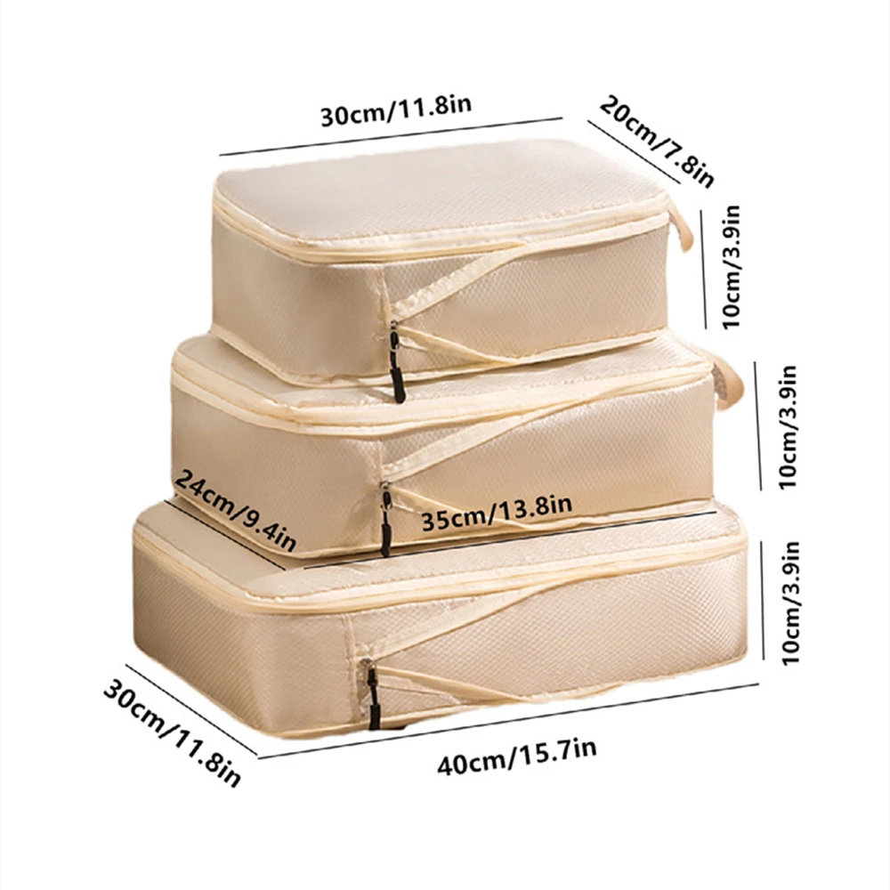 3pcs Travel Packing Organizers 5
