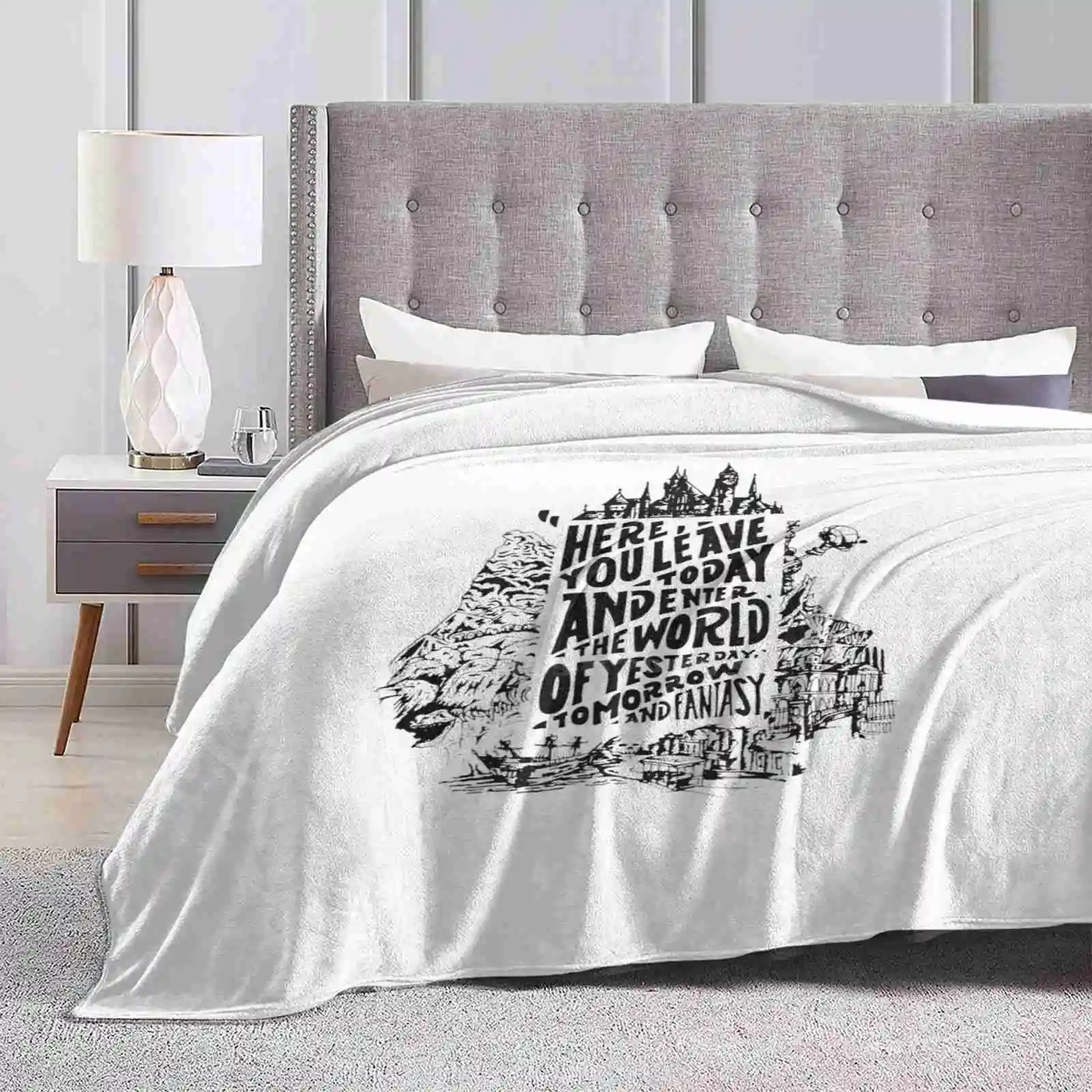 You'Ll Be In My Heart ( On White ) Low Price New Print Novelty Fashion Soft Warm Blanket Typography Tumblr Fantasyland Park