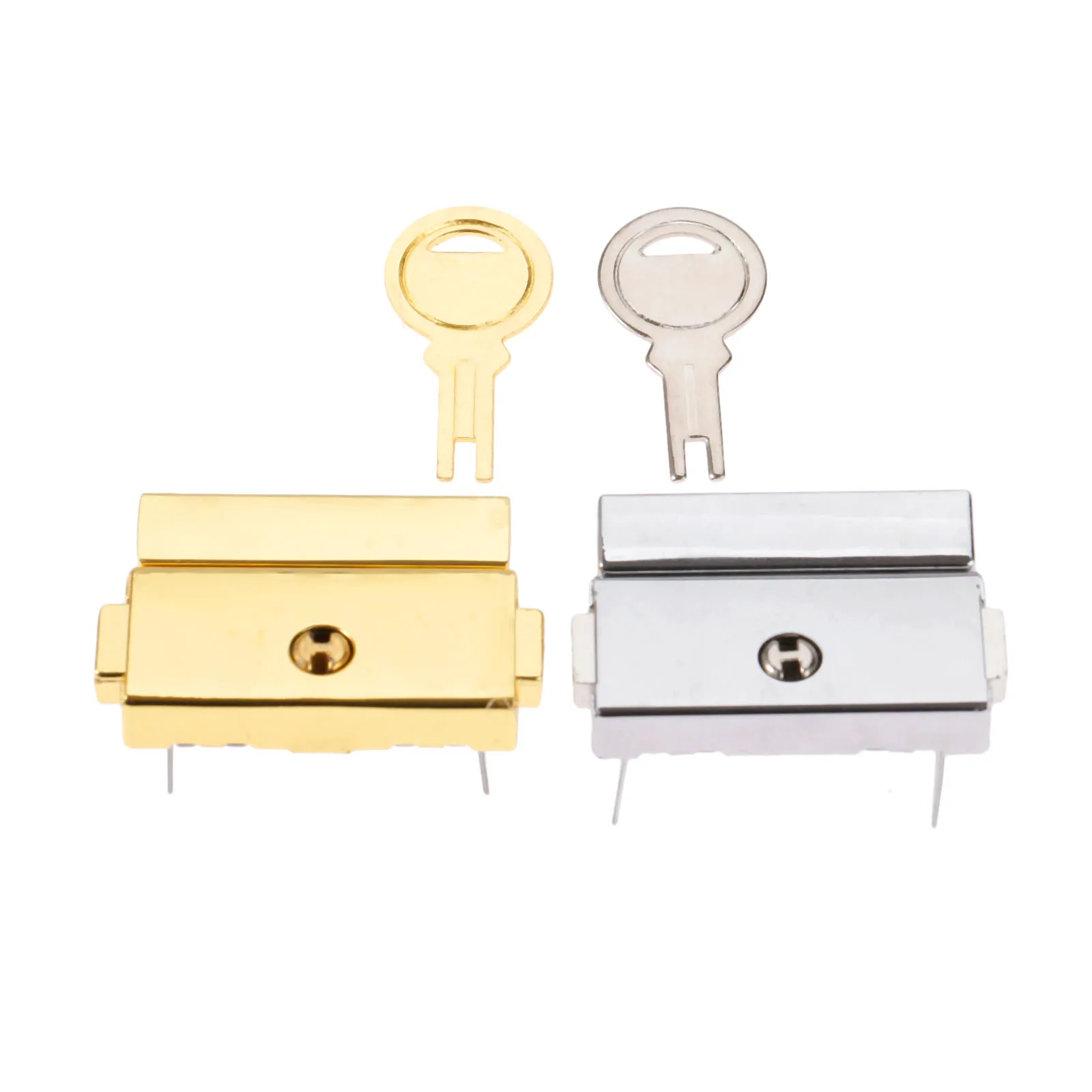 1set Lock Key Toggle Latch Hasp Gold/Silver Zinc Alloy Buckle Clip Clasp Box Case Chest 33mm*25mm Furniture Hardware with screws