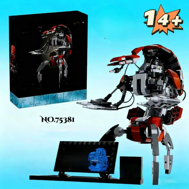 583 pièces Galaxy Fit 75381 Robot destructeur Droidekai modèle blocs de construction briques Star Plan jouet enfants cadeaux d'anniversaire de noël