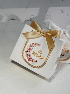 Kotak Permen Idul Fitri Dekorasi Ramadhan Kotak Kertas Kemasan Hadiah Kue yang Sempurna Untuk Persediaan Dekorasi Pesta Muslim Islami 10 kotak lebaran terlaris - №