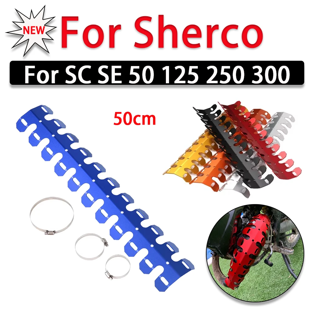

Motorcycle Exhaust Heat Shield Muffler Pipe Guard Protector Cover For Sherco SC SE 125 250 300 50 SE250 SE300 SC300 Accessories