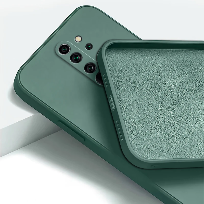 Originele Vierkante Vloeibare Siliconen Leuke Case voor Xiaomi Redmi Note 8 Pro Volledige Beschermende Achterkant Note 8 T Note 8 Pro telefoon Tas