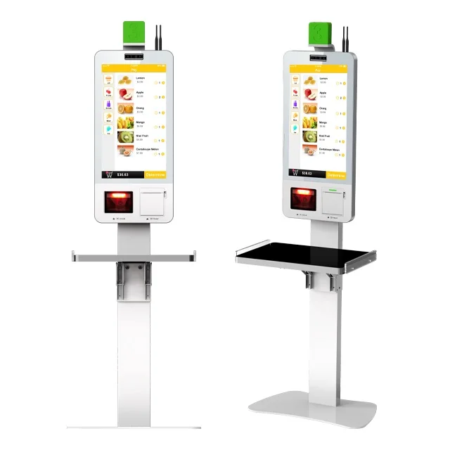 21,5 polegadas Android/Windows OS Self Service Pagamento Quiosque Máquina Hotel Auto Verificação no Quiosque de Vending Self Service