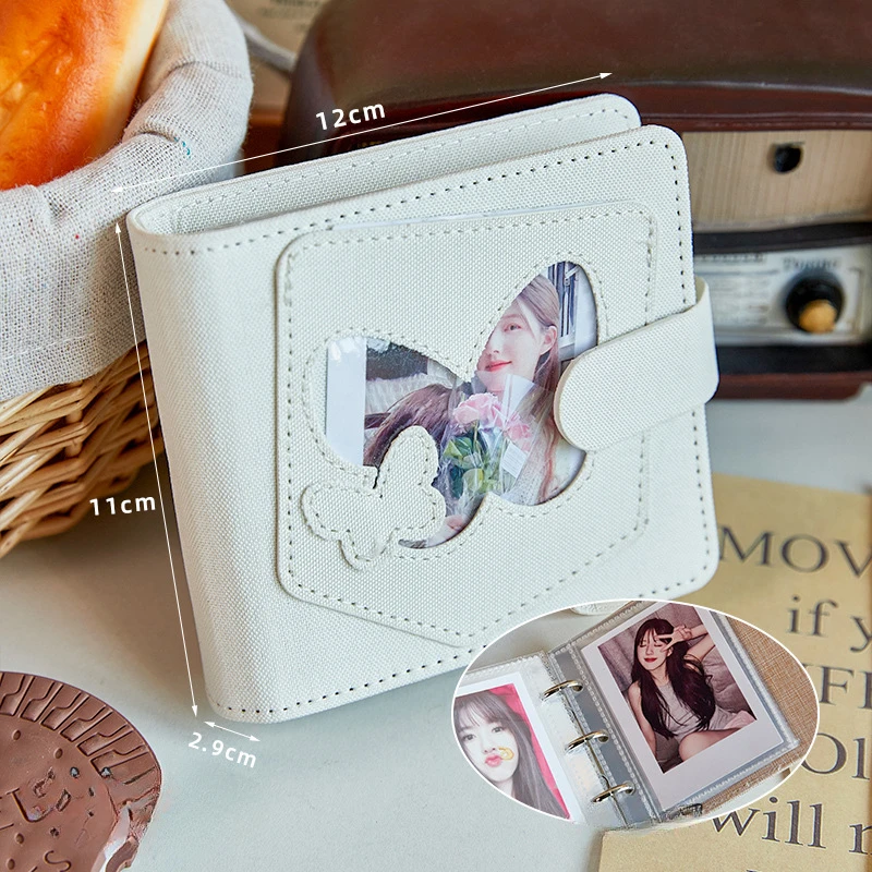 

Simplicity Sweet Korean Kpop Photocard Collection Holder Photocard Cover Case Hollow Butterfly Design Binder Photo Card Holder