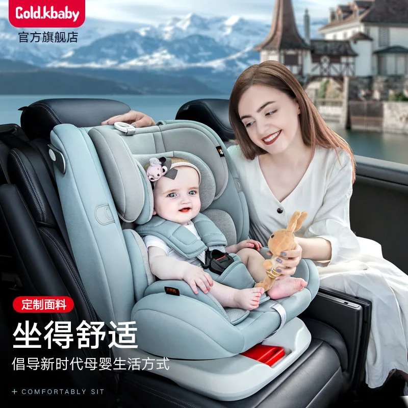 Child safety Car Seat ISOFIX booster for Children 360 degree Rotatable Booster For 0-12 Y