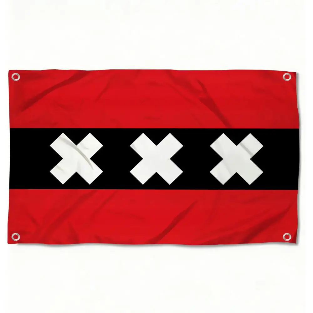 Banderas de Holanda, Ámsterdam, bandera artística personalizada para colgar en la pared, para dormitorio, hogar, sala de estar, decoración al aire libre