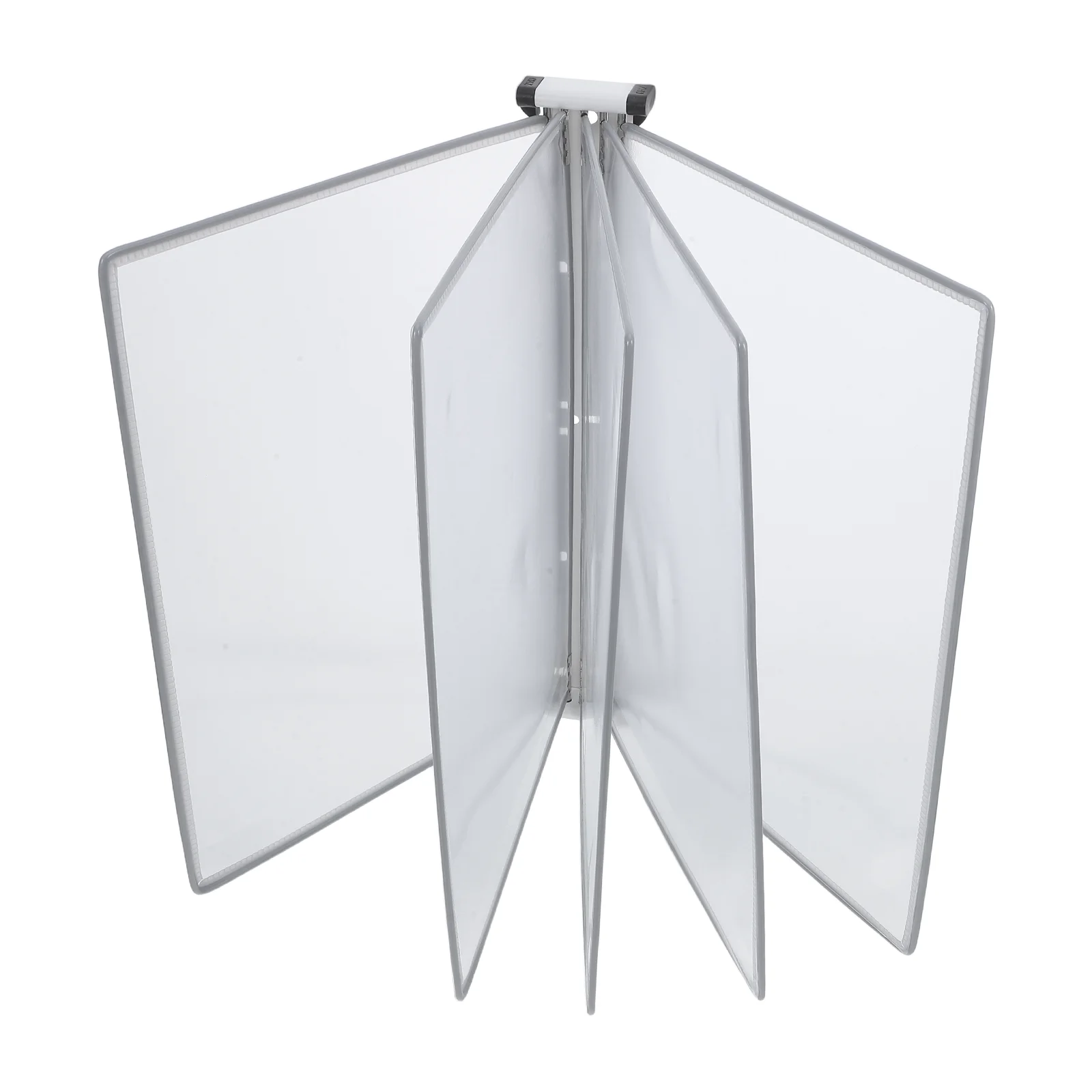 5-panel-a4-wall-file-rack-heavy-duty-iron-pvc-document-holder-space-saving-flip-display-for-office-workspace-meeting-room-wall