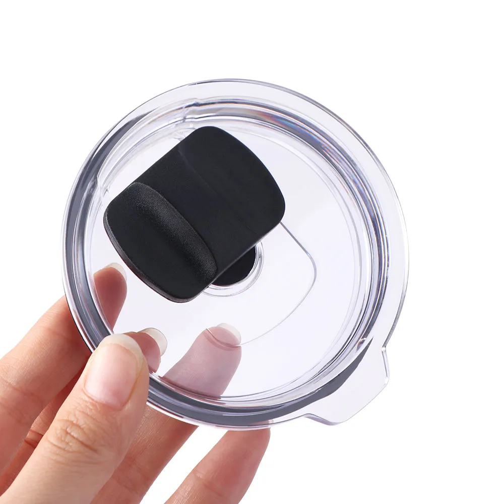 20/30 Oz Replacement Lids Compatible for Mugs Spill Proof Tumbler Cover Clear Magnetic Slider Water Bottle Cap Traveling