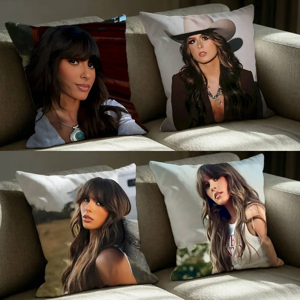 Dandelion E-Ella Cow-Girl Langley Square Sofa Pillow Cover Solid Color Living Room Home Decor Cushion Case