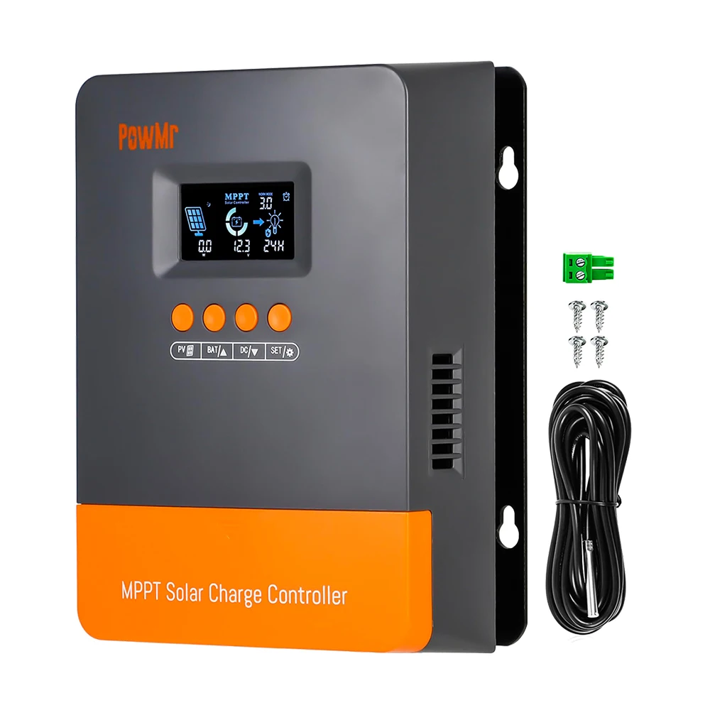 PowMr EU MPPT 60A Solar Laderegler 12V 24V 36V 48V Plus DSP Regler Arbeit für Lifepo4 Batterie V Solar Panel
