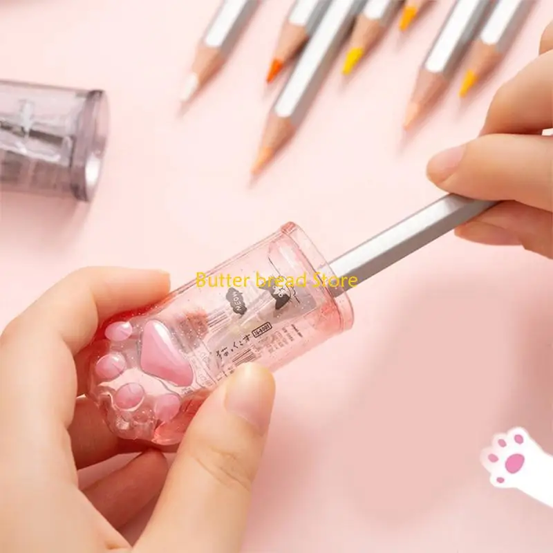 W89C Портативные карандашные точилка для карандаша, подходящая для деревянного карандаша (6-8 мм)