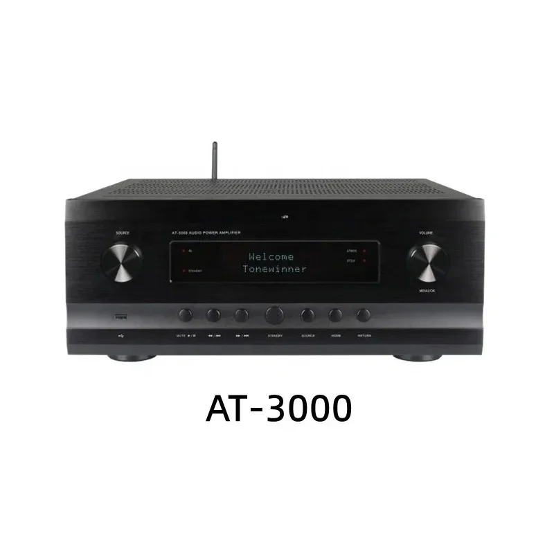 Dolby Atmos Class D 4 Channel Professional Amplifier Hifi Av Receiver 5.1 EARC Home Theater System