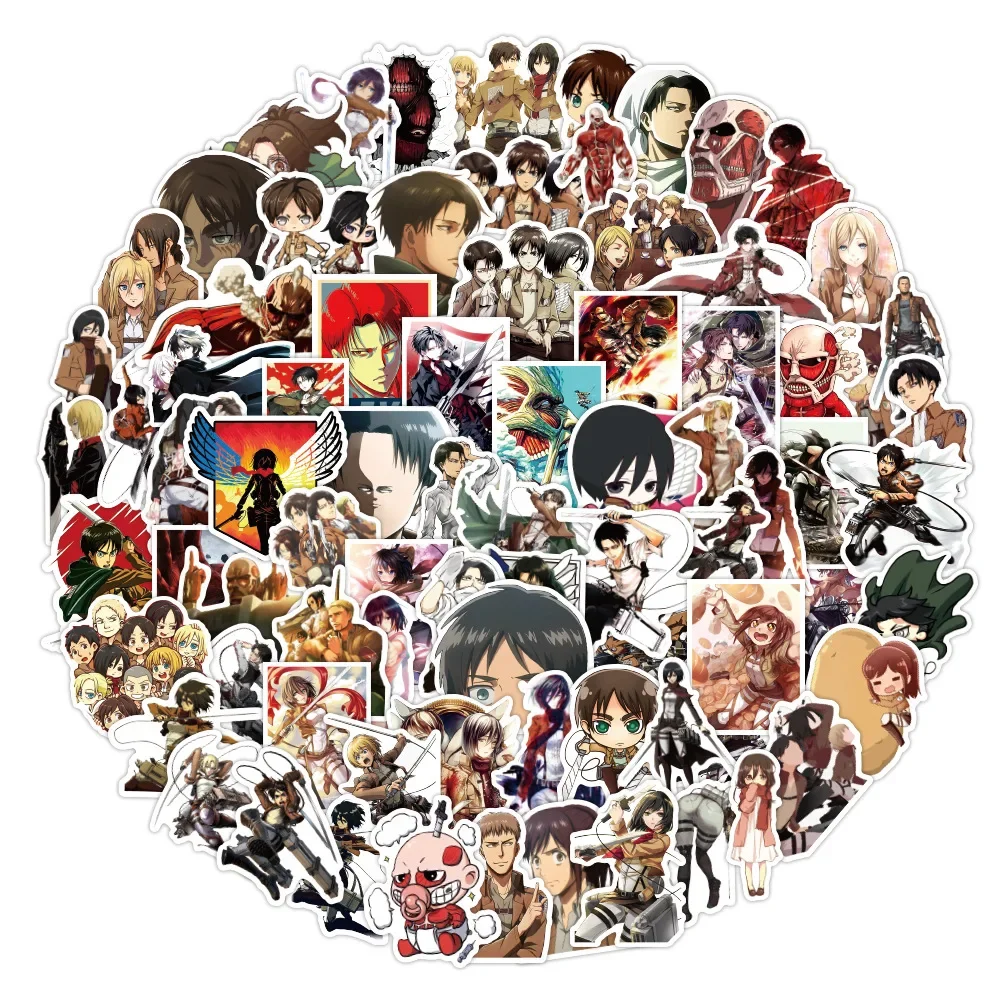 30/50/100 шт., необычный Рисунок Эрена джейгера