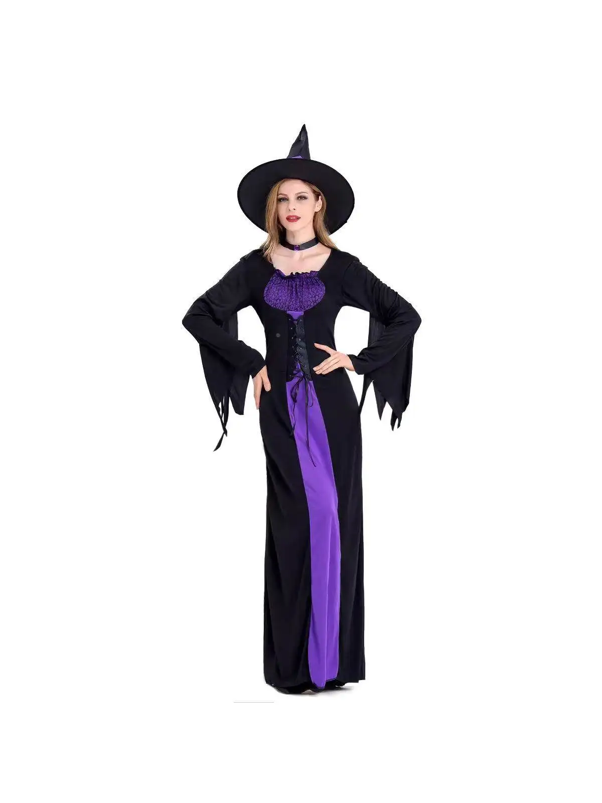 

Large Purple Devil Witch loween Costume Sexy Devilary Witches Masquerade Ball Theme Par Performance Clothing ex