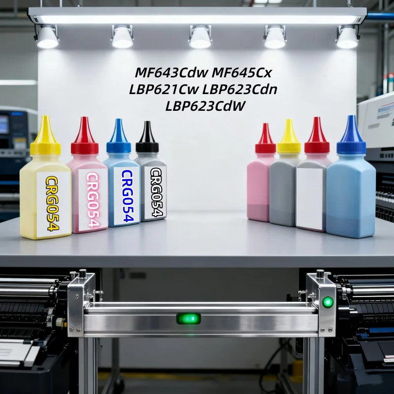 

CRG054 CRG 054 Catridge Compatible Toner Powder for Canon ImageCLASS IC MF641Cw MF643Cdw MF645Cx LBP621Cw LBP623Cdn LBP623CdW