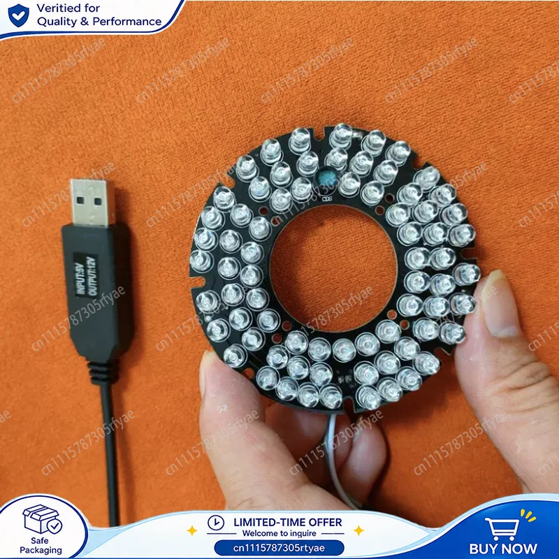 5V USB 72 LED 850nm Infrared Fill Light for CCTV Security Camera Night Vision Surveillance Auxiliary Lighting view 4