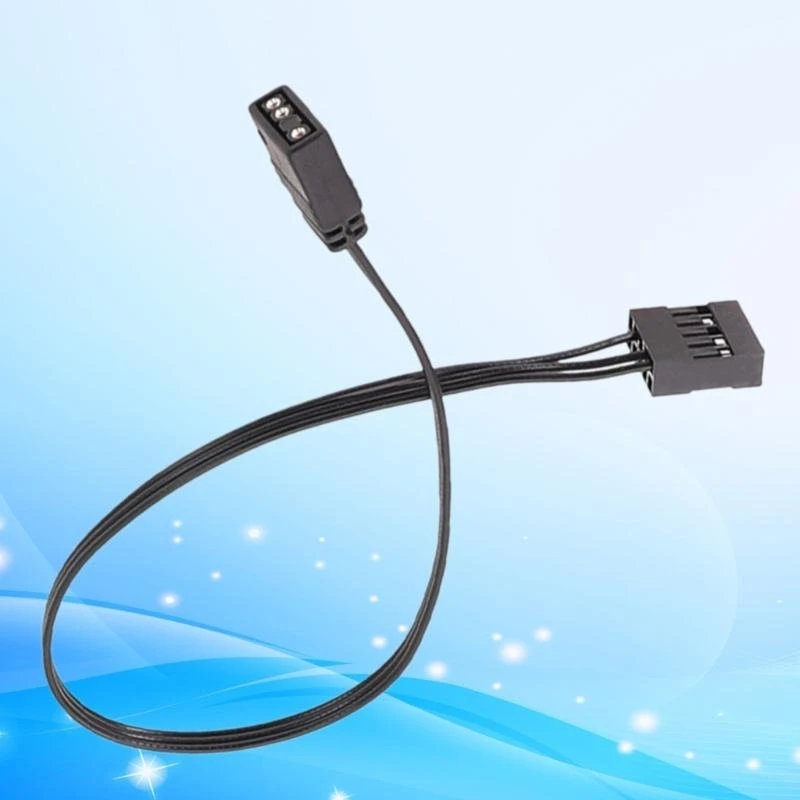 5asd 25/40cm Extension Cable 3Pin 5V RGB Expand Computers PC RGB Fan LED Strips