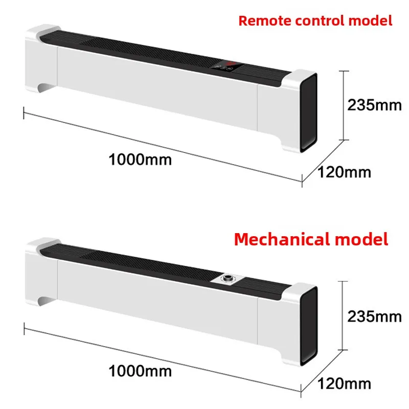 Camel Heater Home Remote-Control Ceramic Electric Heater Rapid Heating Three-Speed Adjustable Overheat Shut-Off 11-20m