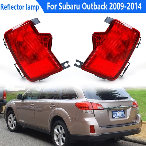 Для Subaru Outback 2009-2014, Автомобильный задний бампер, противотуманный фонарь заднего отражателя, габаритная лампа, фонарь без лампы 845913J130 84551AJ020