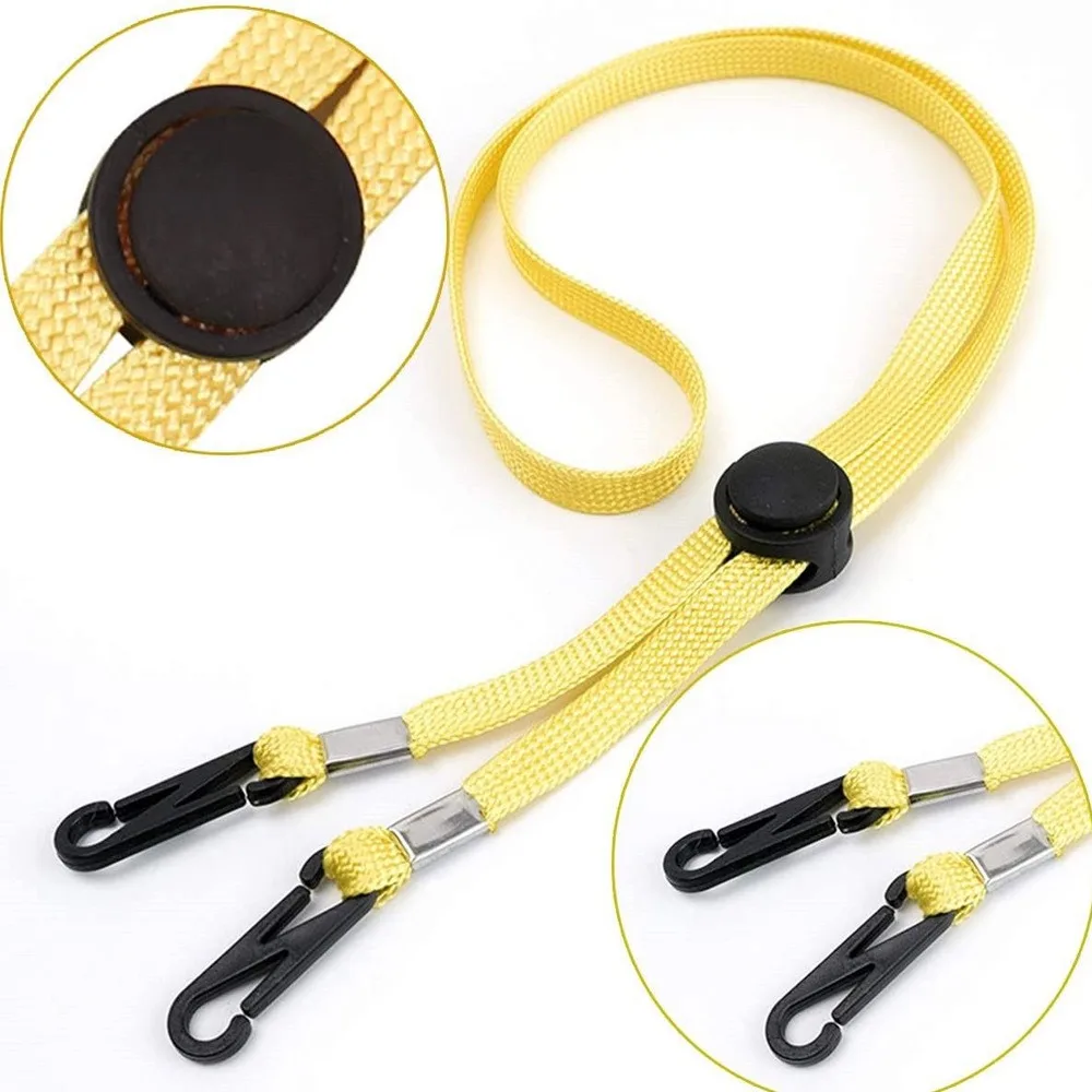 10pcs Quality 70cm Hat Chin Cord Anti-lost Nylon Adjusting Rope Multi-function Removable Windproof Hat Strap Sun Hat