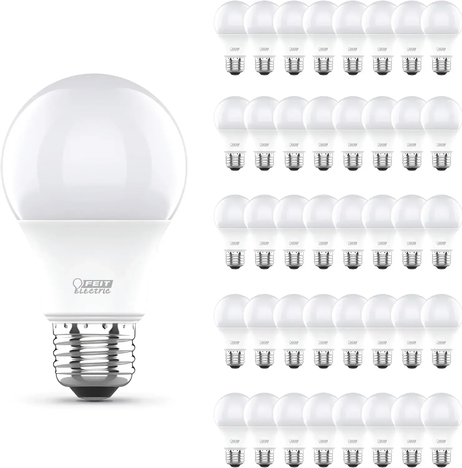 Feit Elektrische A19 Led-Lampen, 60W-Equivalent, Niet-Dimbaar, 800 Lumen, E26 Standaardbasis, 5000K Daglicht, 10 Watt, 80 Cri